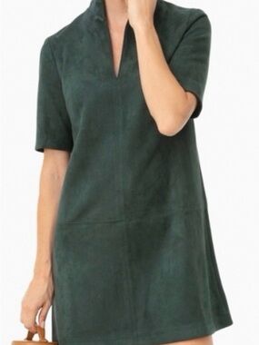 Tuckernuck Forest Green Suede Mini Dress